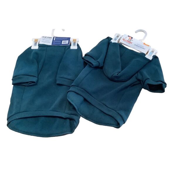 Forest Green Doggie Sweatshirts Size M  NWT - Picture 1 of 3